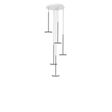 Sky Solo Chandelier: 5 + Matte Black