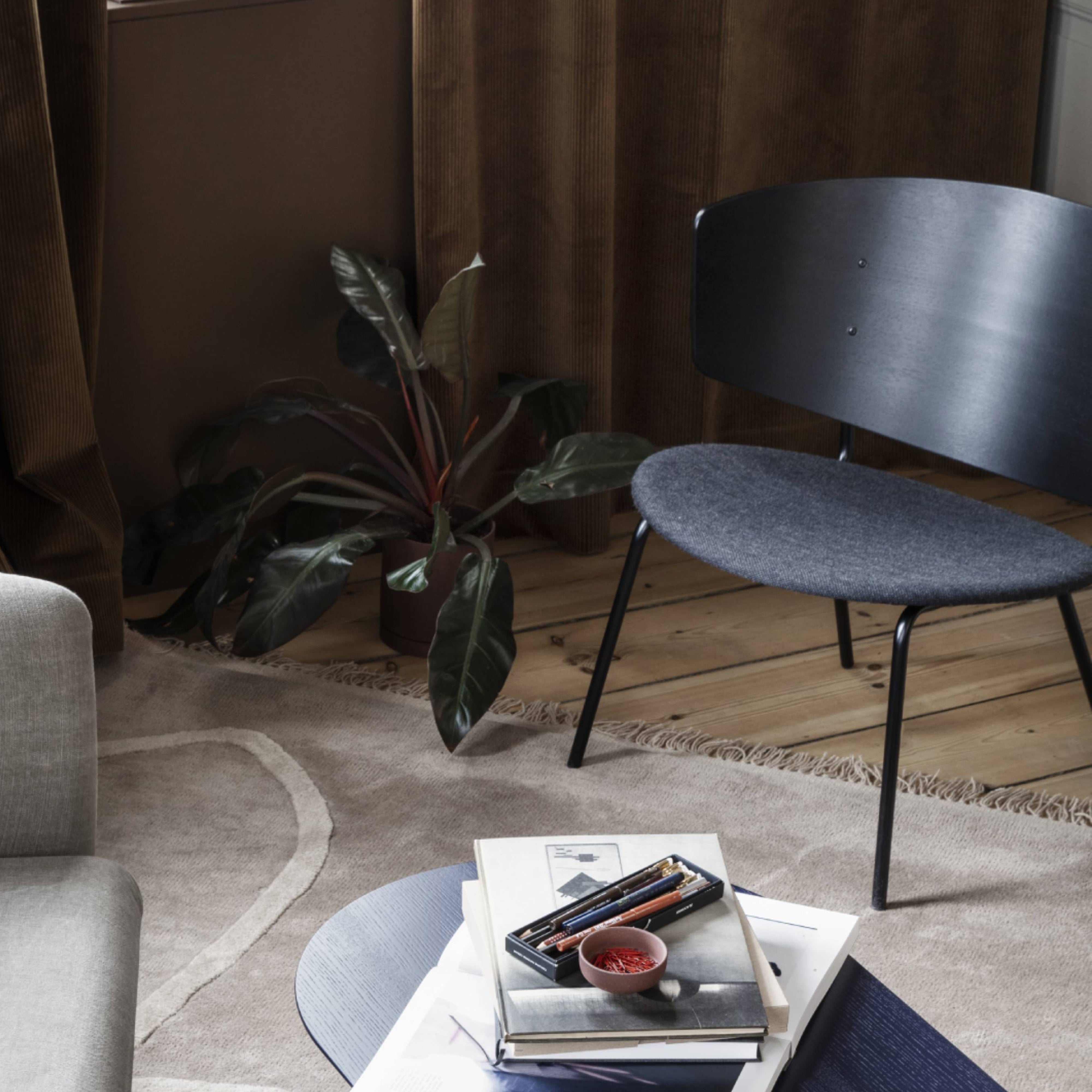 Herman Lounge Chair: Upholstered