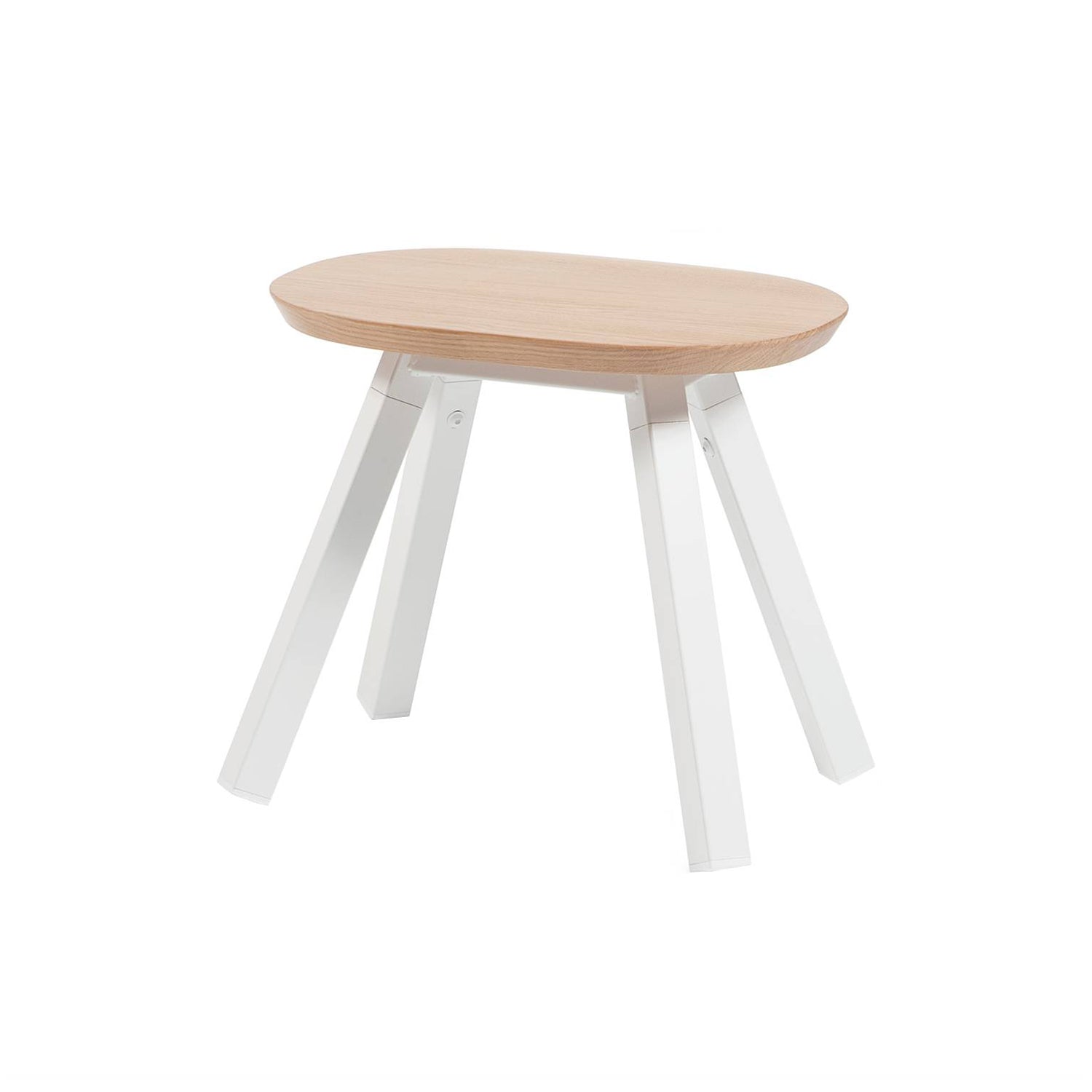 You and Me Bench Footstool: Indoor + White