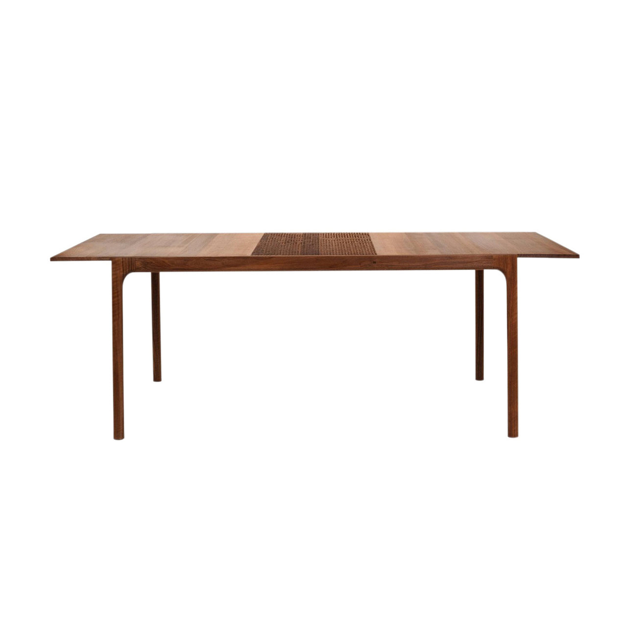 Unna Extendable Table: 1 + Oiled Walnut + Black