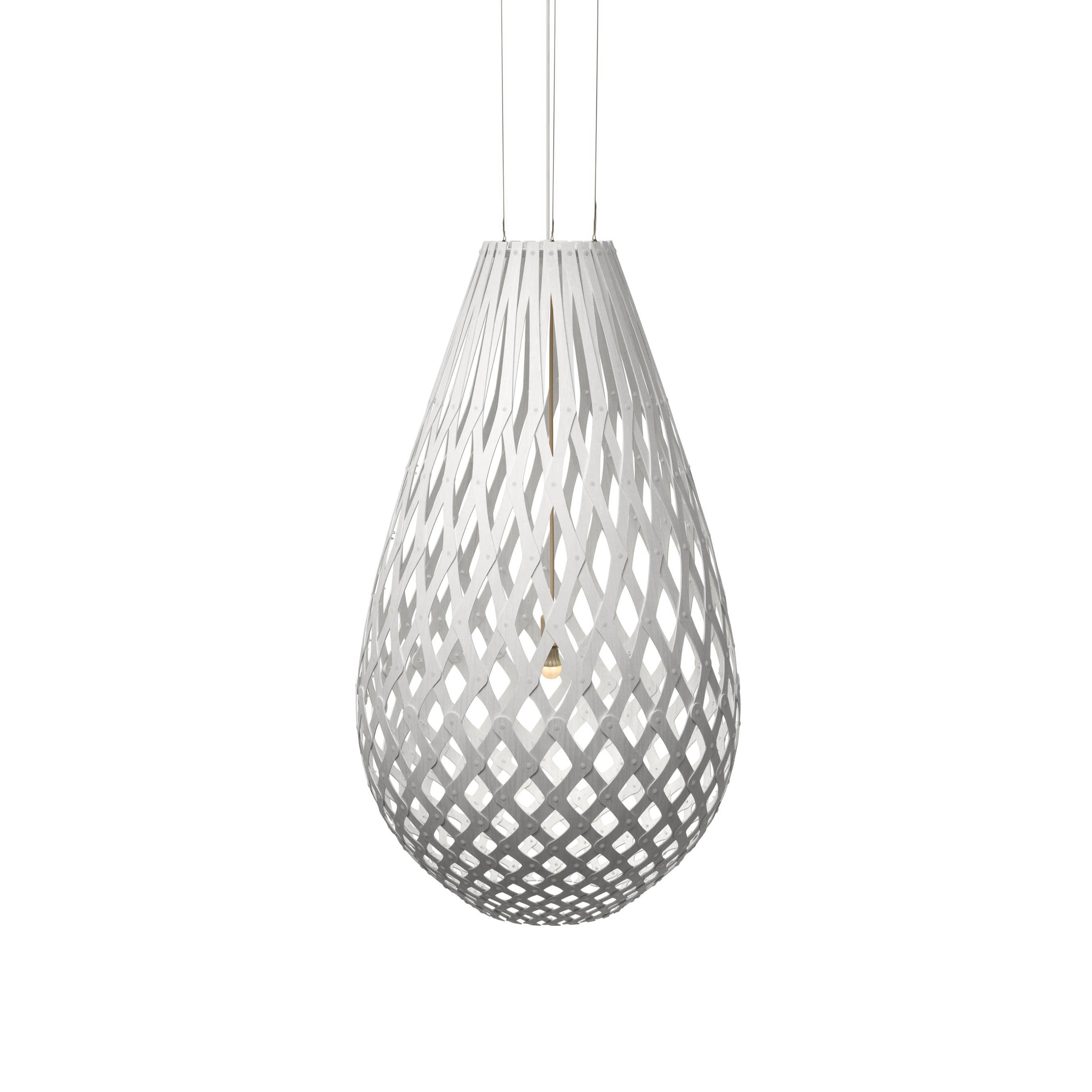 Koura Pendant Light: XX Large + White + White