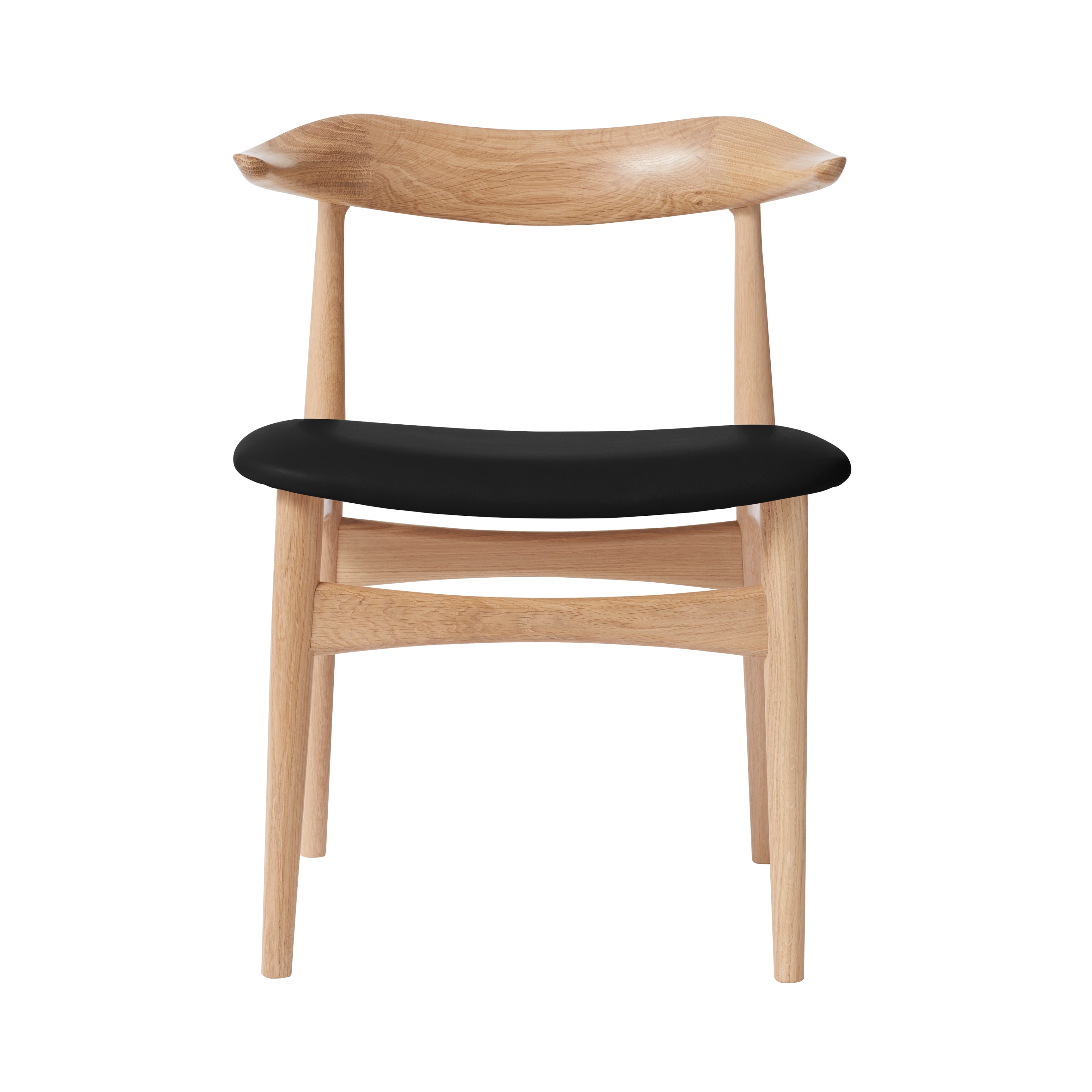 Cow Horn Dining Chair: Oiled Oak