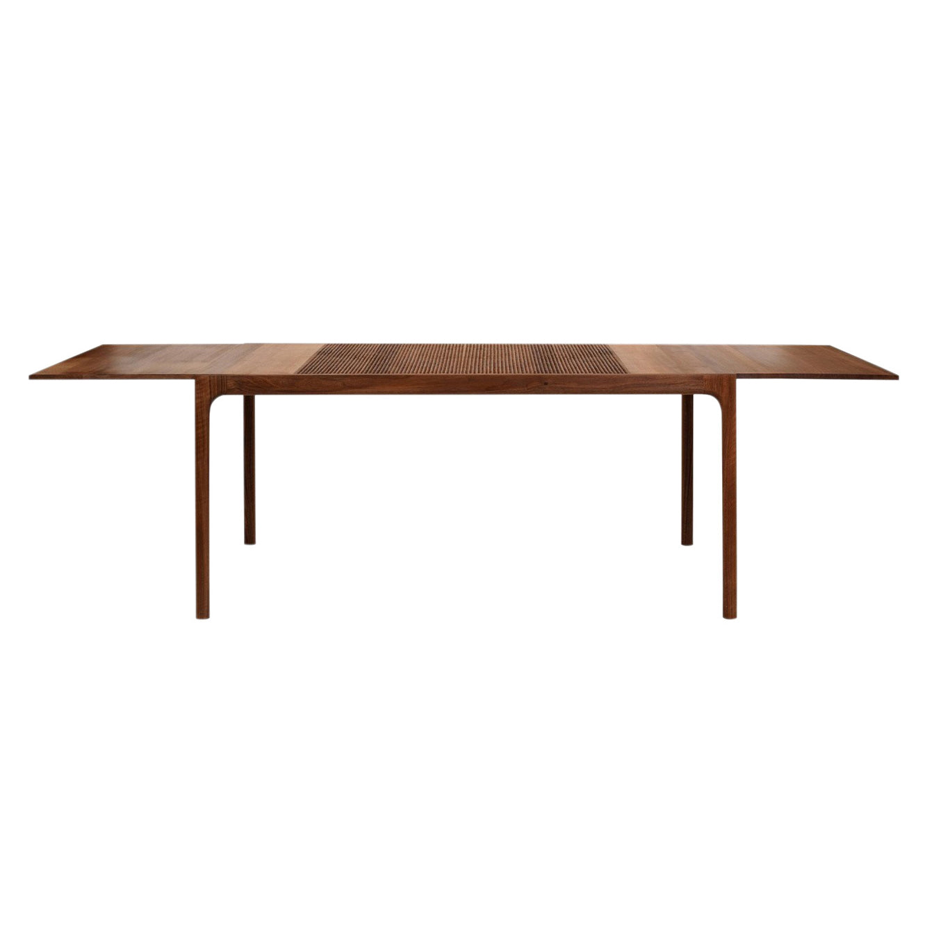 Unna Extendable Table: 2 + Oiled Walnut + Black