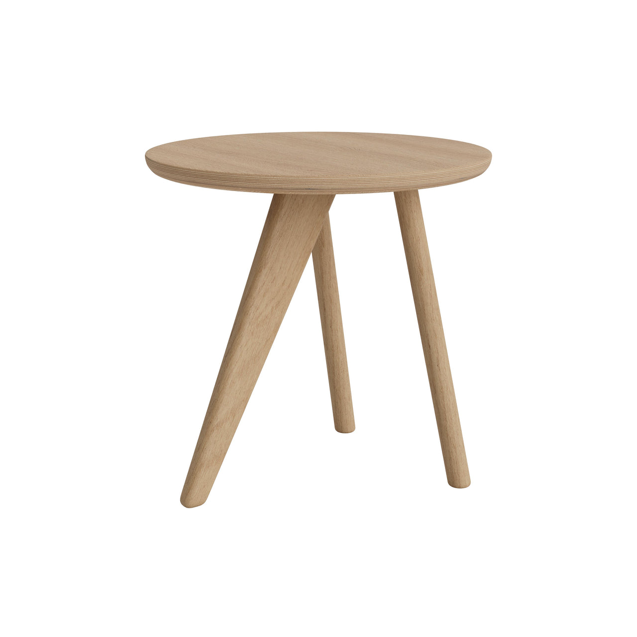 Fin Side Table: Natural Oak