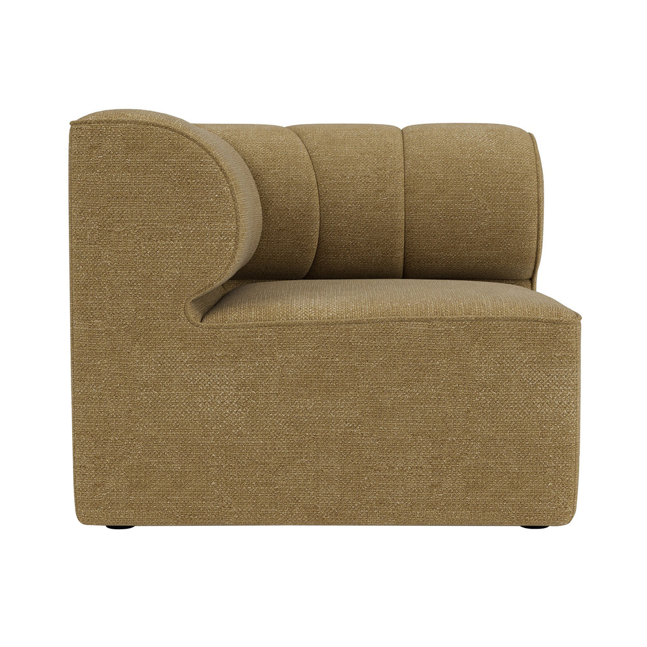 Eave Seamline Corner Sofa: Concave + Right + Boucle 06