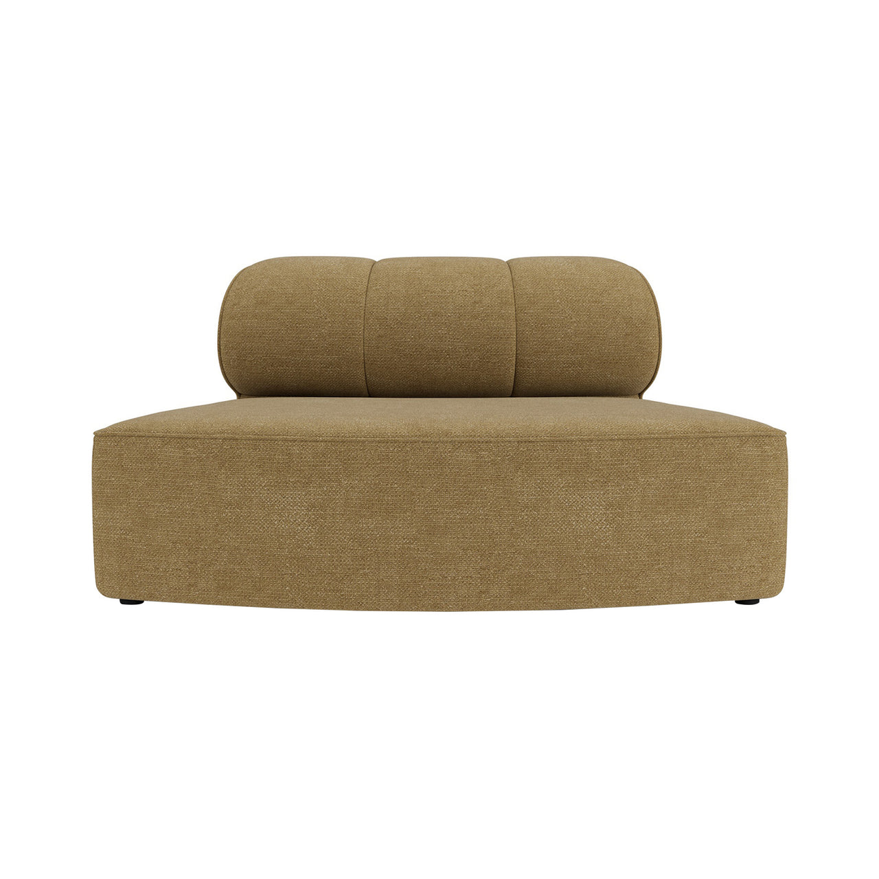 Eave Seamline Open Section Sofa: Convex + Boucle 06