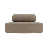 Eave Seamline Open Section Sofa: Convex + Boucle 02