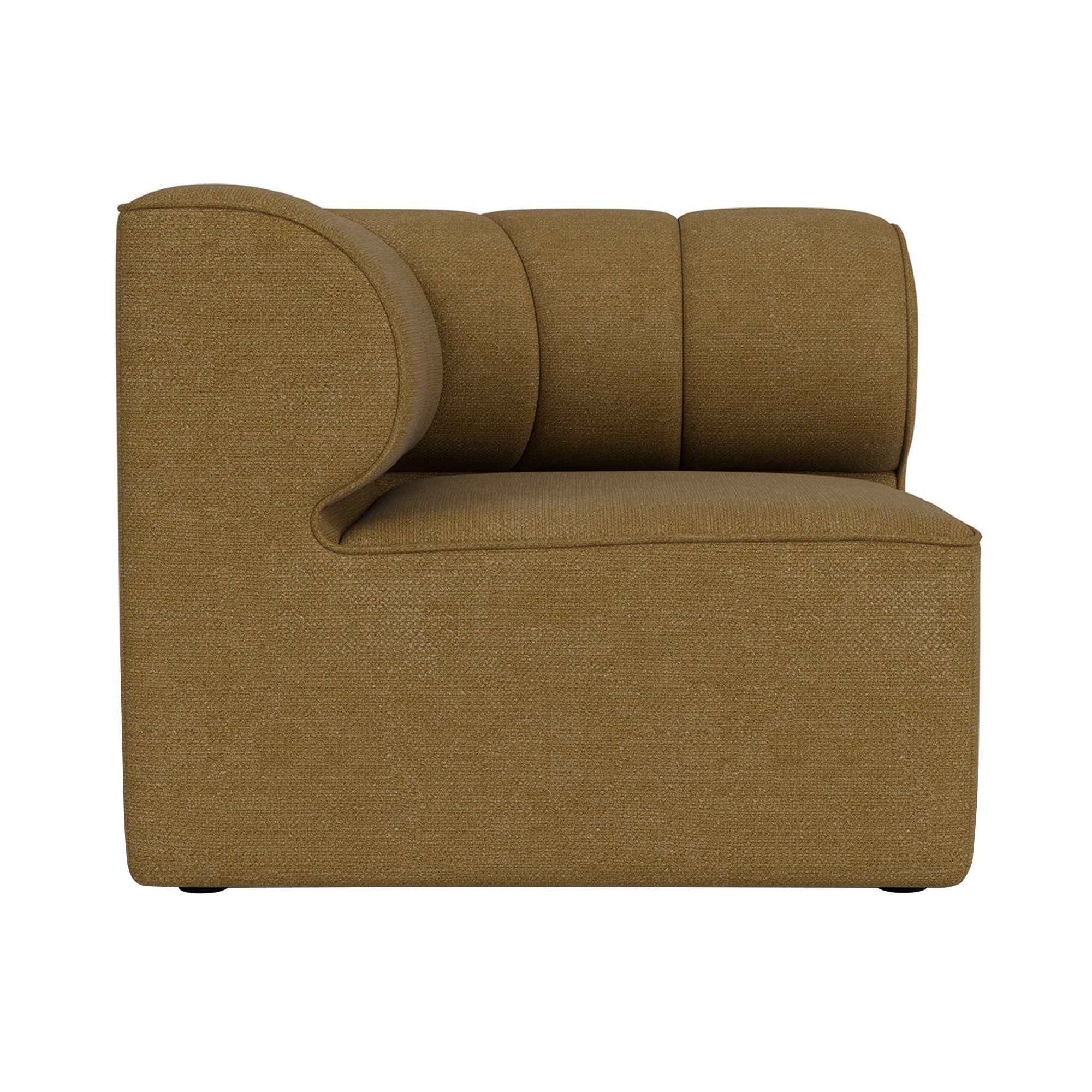 Eave Seamline Corner Sofa: Concave + Right