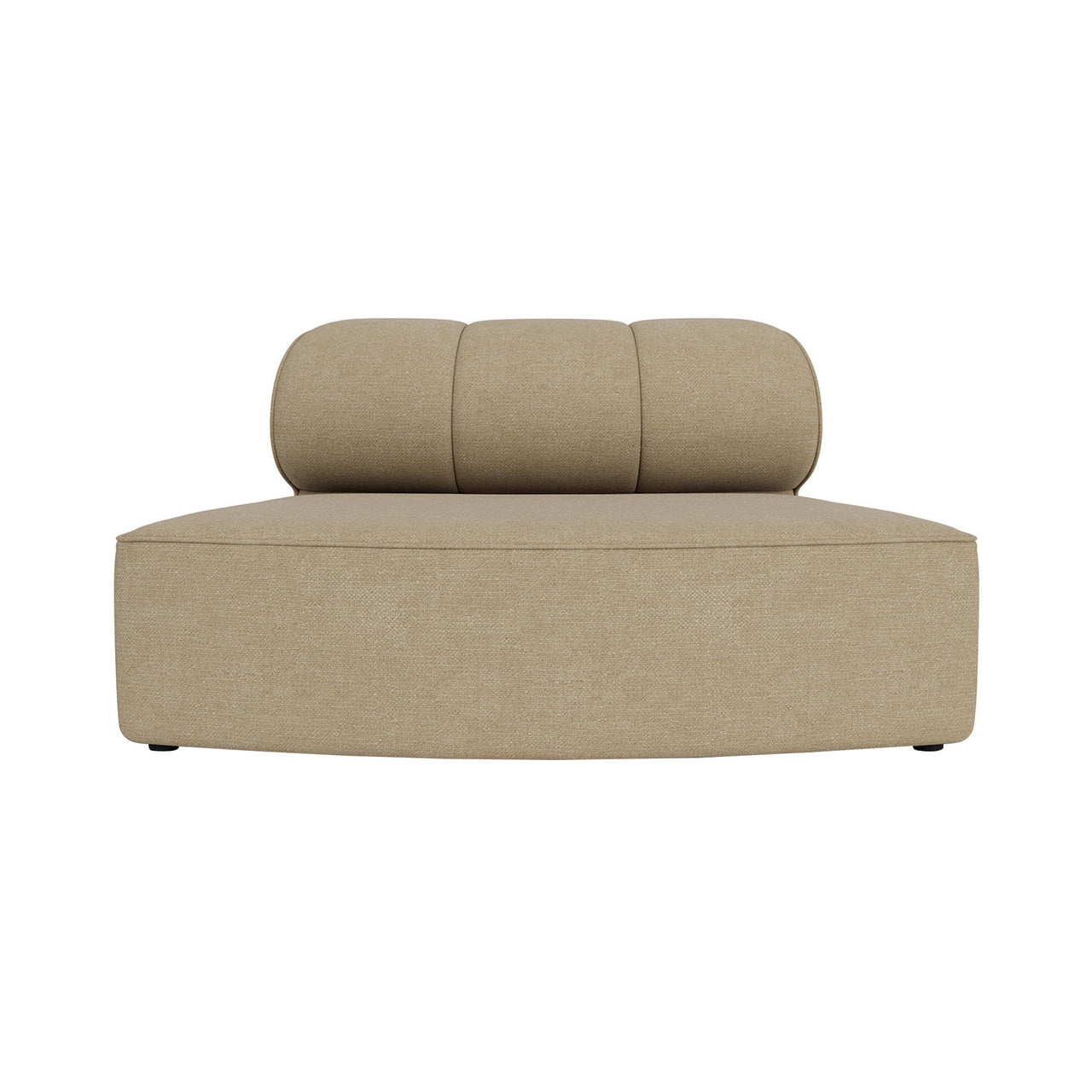 Eave Seamline Open Section Sofa: Convex