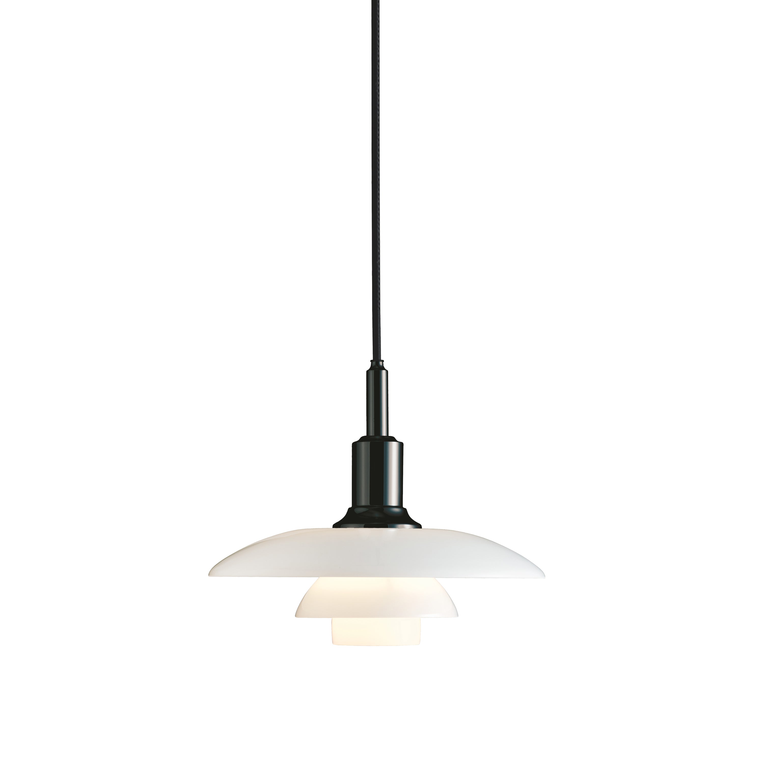 PH 3/2 Pendant: Metalized Black + Black