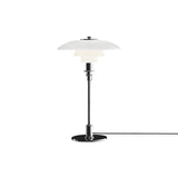 PH 3/2 Table Lamp: High Lustre Plated Chrome + Black