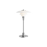 PH 2/1 Table Lamp: High Lustre Plated Chrome