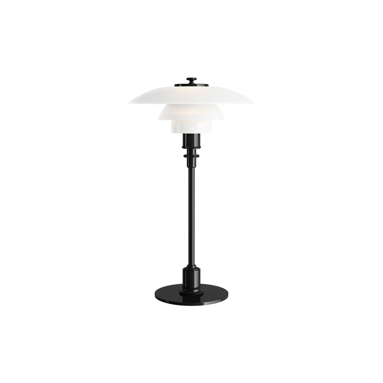 PH 2/1 Table Lamp: Metalized Black