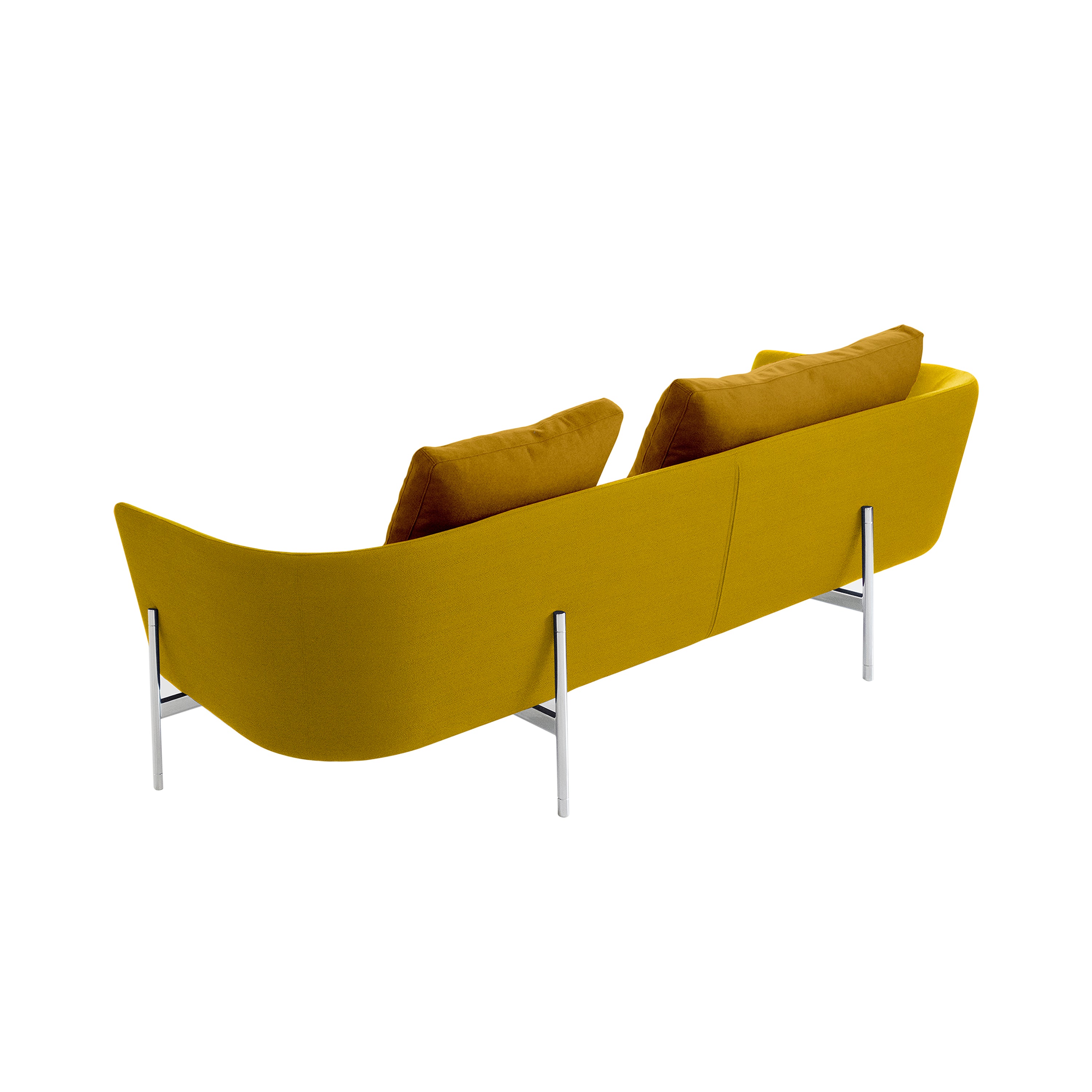 Loft 180 Sofa: Chrome