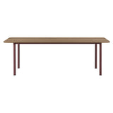 Plan Table: Smoked Oiled Oak + Bordeaux