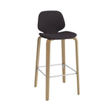 My Chair Bar + Counter Stool: Wood Base + Fully Upholstered + Bar