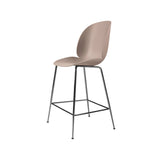 Beetle Bar + Counter Chair: Counter + Sweet Pink + Black Chrome