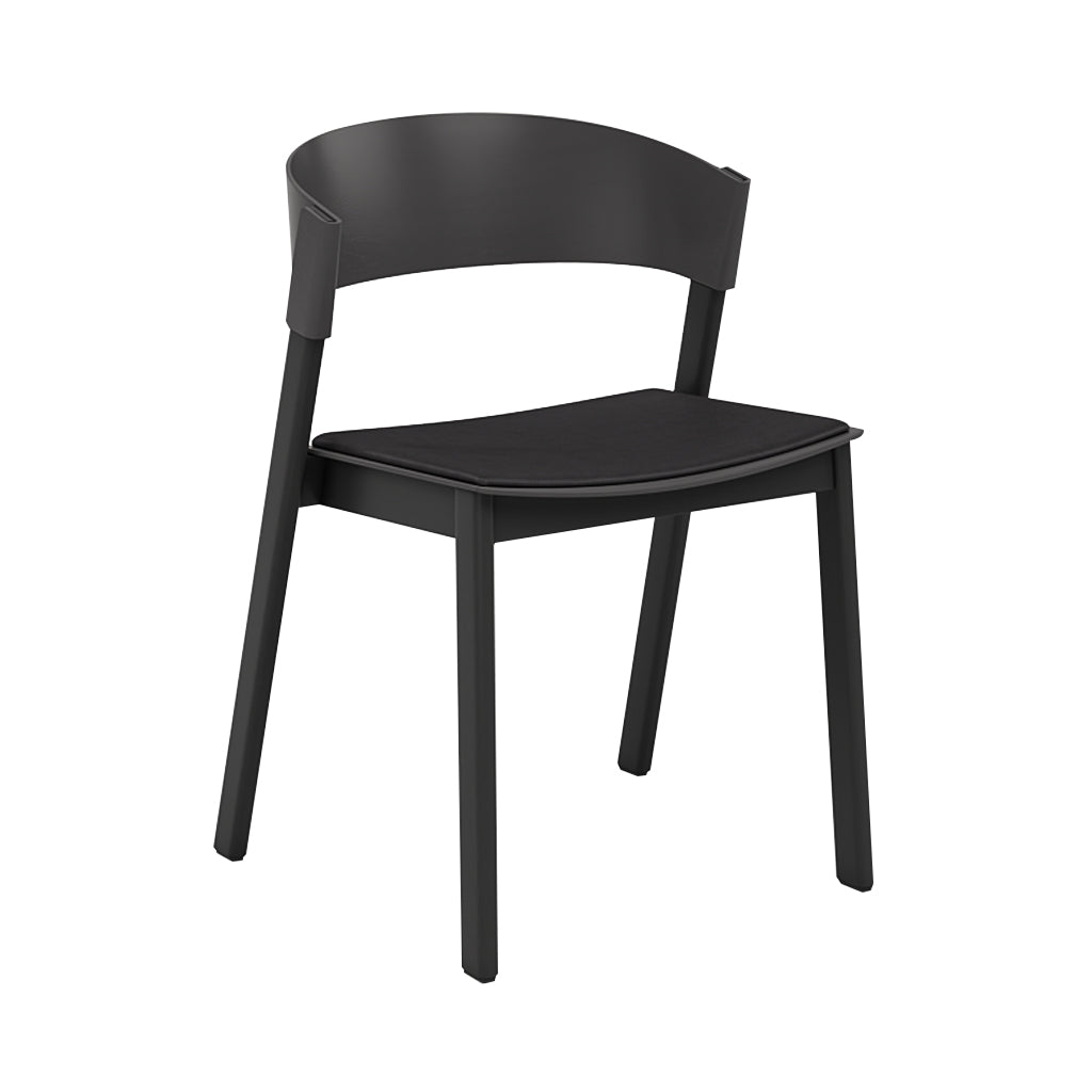 Cover Side Chair: Upholstered + Black