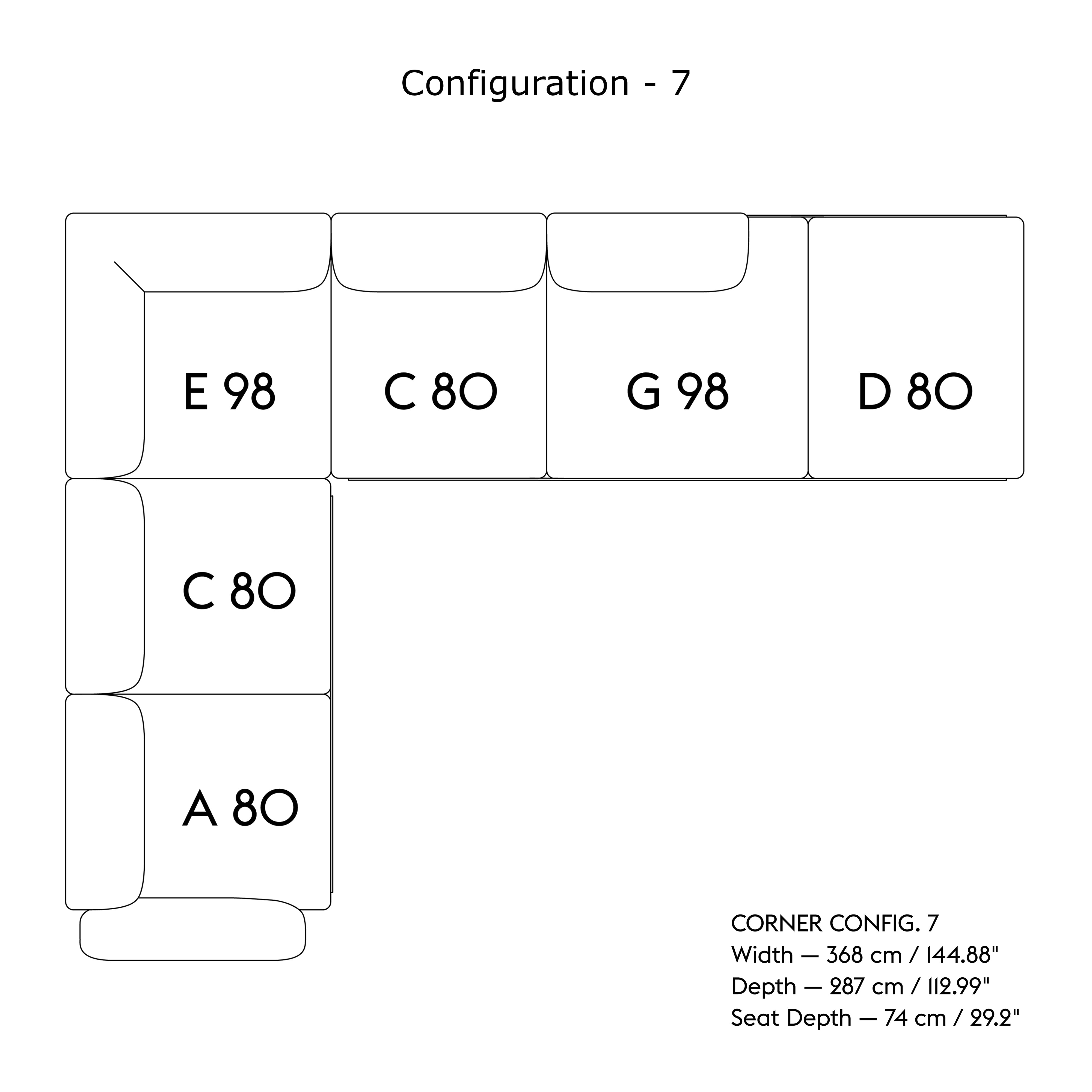 In Situ Modular Sofa: Corner