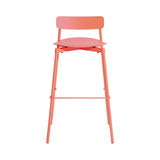 Fromme Stacking Bar + Counter Stool: Outdoor + Bar + Coral