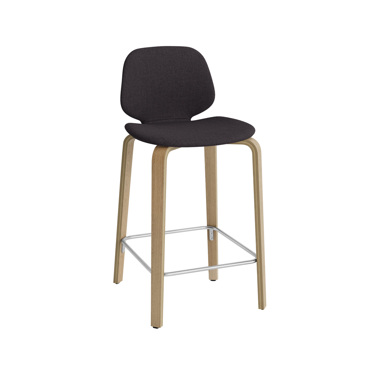 My Chair Bar + Counter Stool: Wood Base + Fully Upholstered + Counter