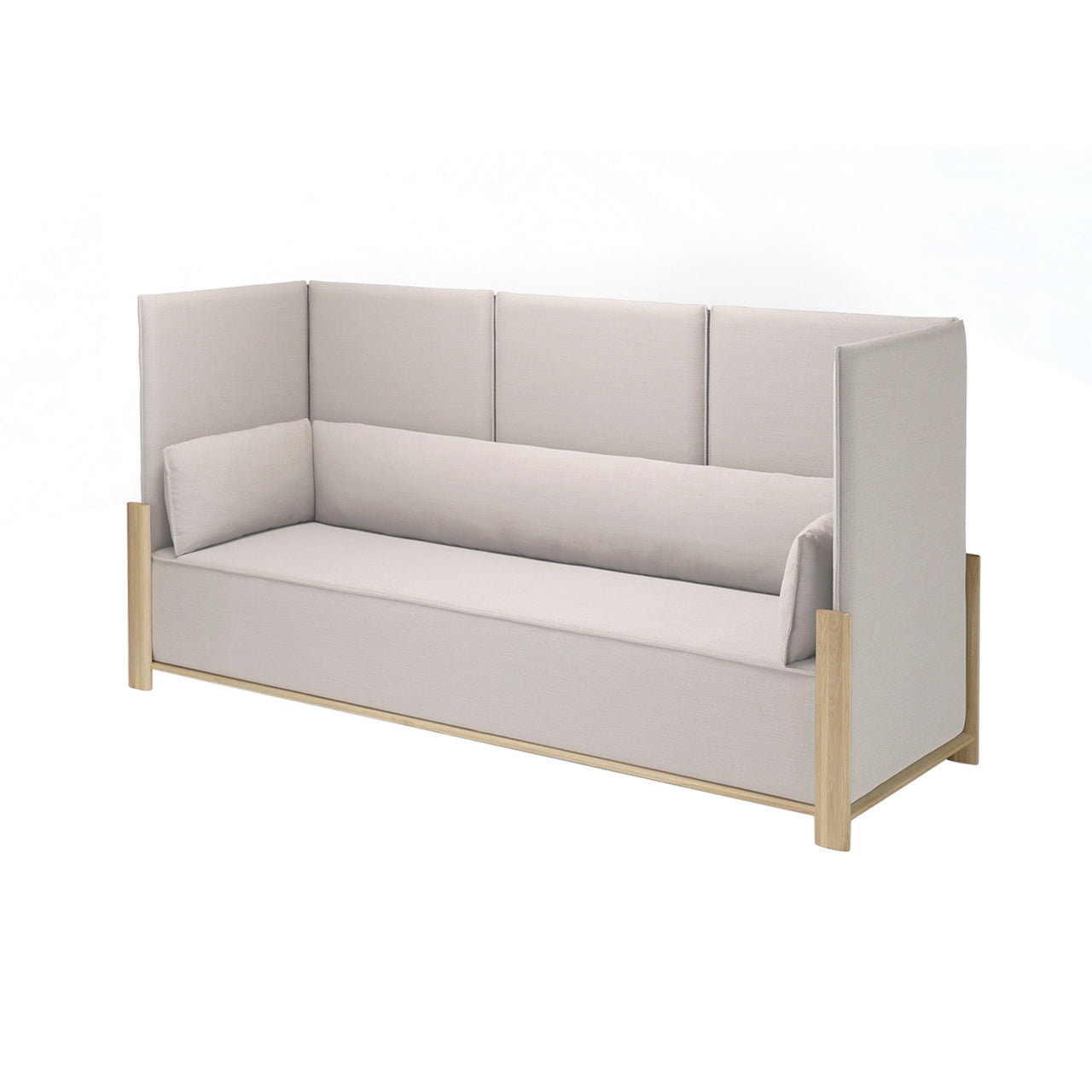 Fence 3 Seater Sofa: Pure Oak