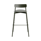 Fromme Stacking Bar + Counter Stool: Outdoor + Bar + Glass Green