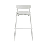 Fromme Stacking Bar + Counter Stool: Outdoor + Bar + Pearl Grey