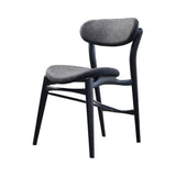 Fjoon Dining Chair: Charcoal Ash + Hallingdal 65 0376