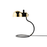 Minitopo Table Lamp: Gold + Black