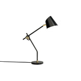 Hartau Table lamp: Matte Black + Brass