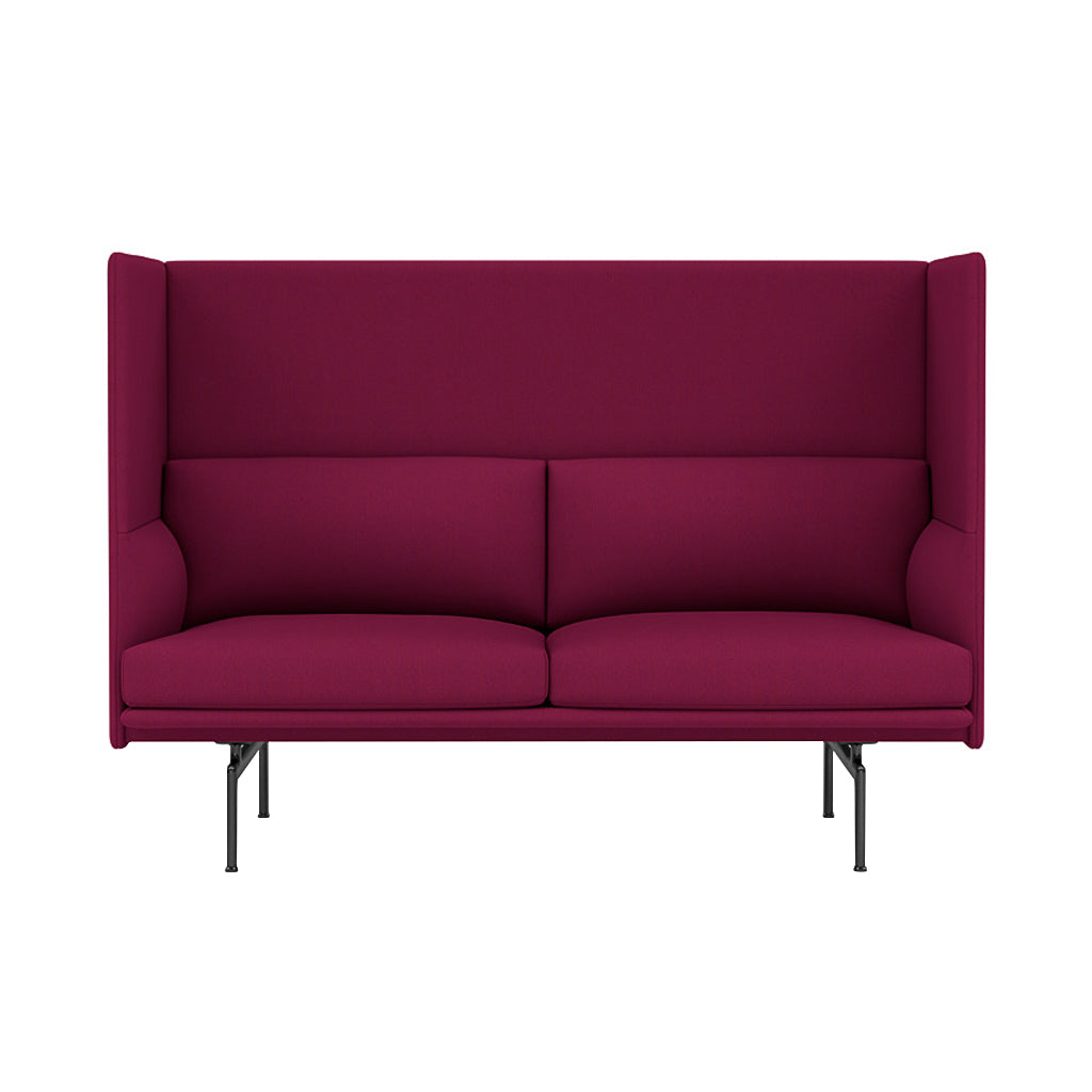 Outline Highback 2-Seater Sofa: Large + Large - 17.7