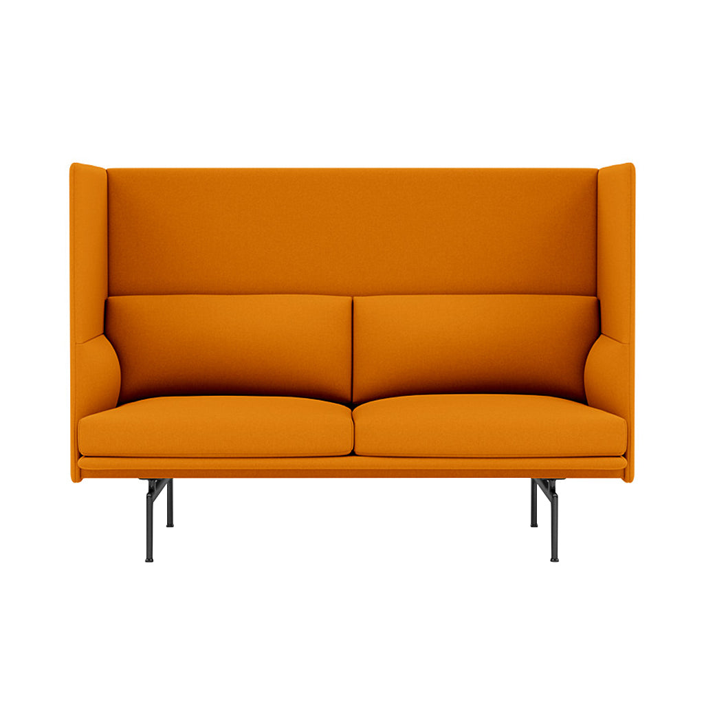 Outline Highback 2-Seater Sofa: Large + Large - 17.7