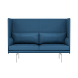 Outline Highback 2-Seater Sofa: Large + Large - 17.7