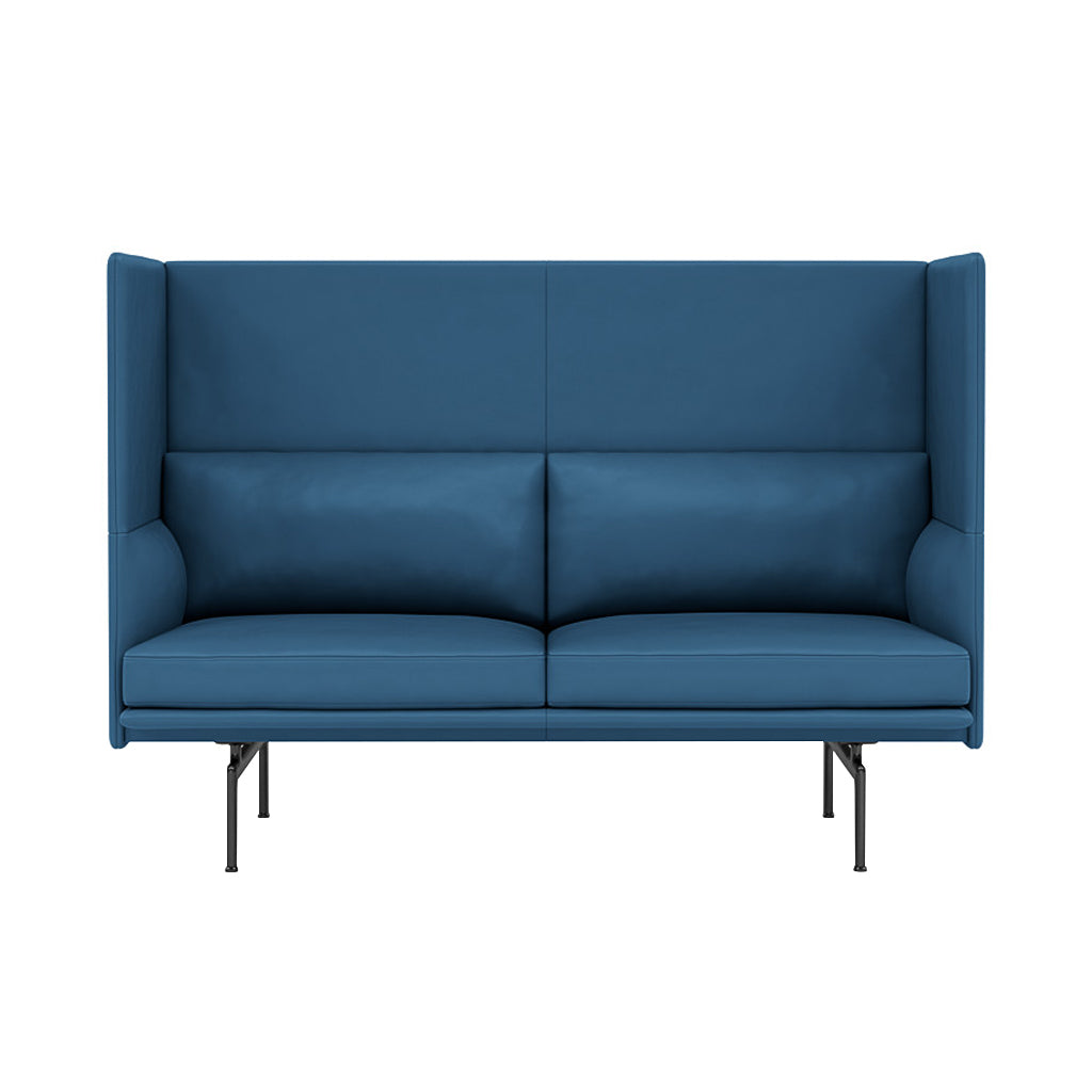 Outline Highback 2-Seater Sofa: Large + Large - 17.7