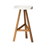 Heidi Stool: Bar + White