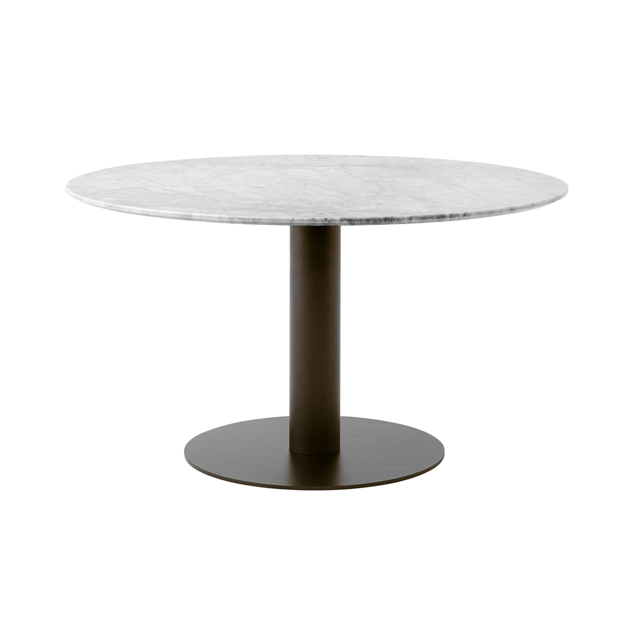 In Between Center Table: SK20 + Bianco Carrara Marble + Bronzed