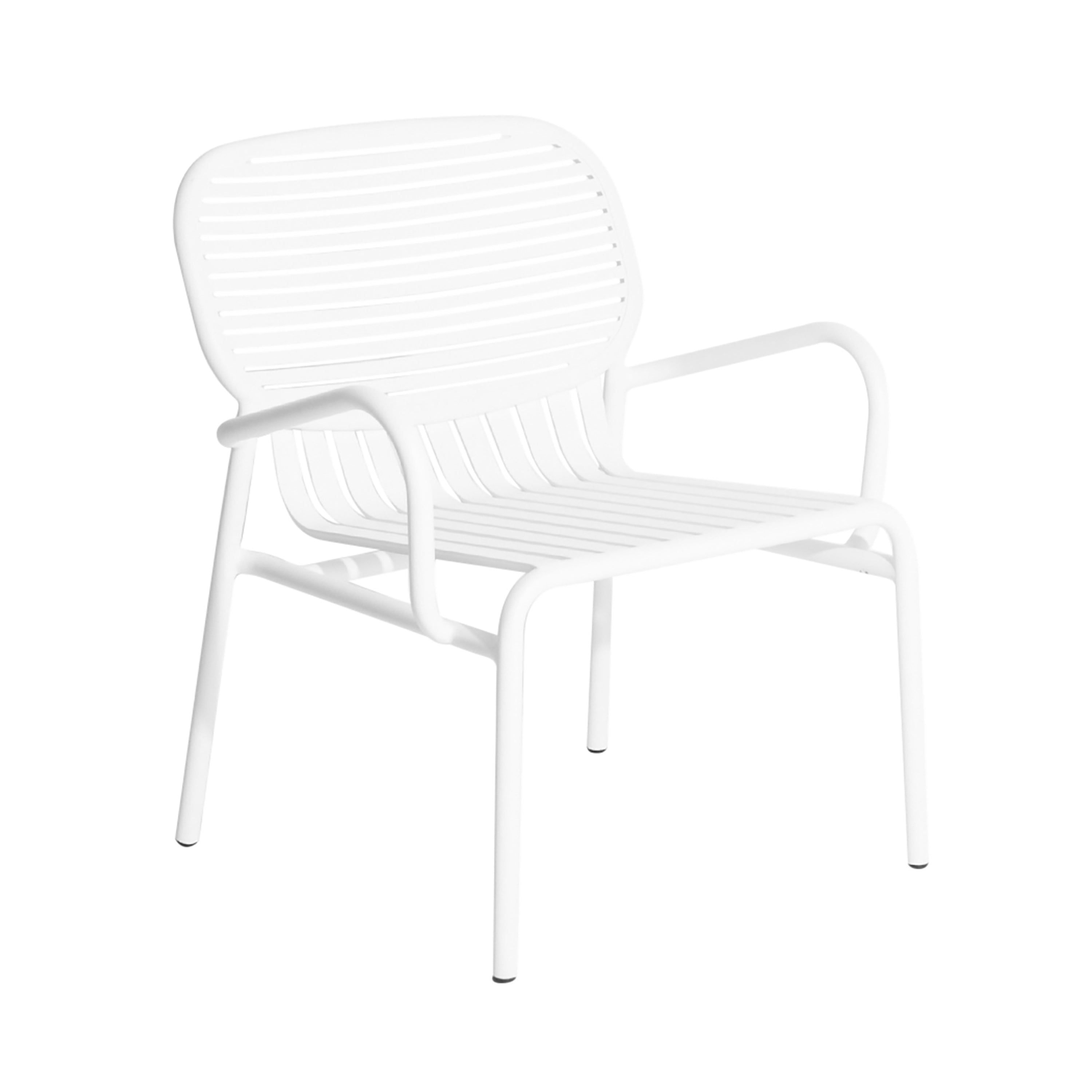 Week-End Stacking Lounge Chair: Set of 2 + White