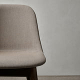 Harbour Side Chair: Wood Base Upholstered