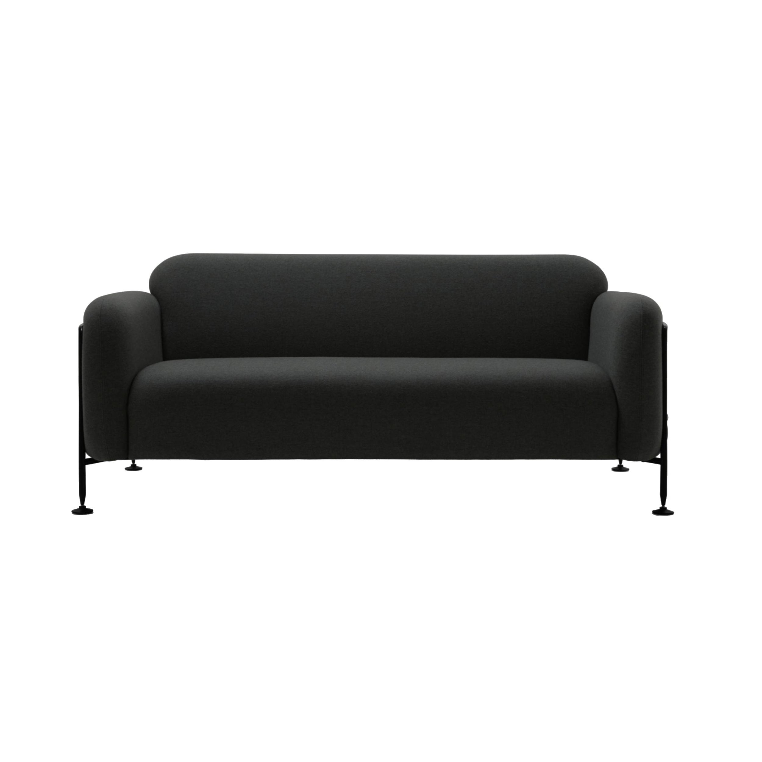 Mega Sofa: 2 Seater + Black