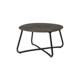 Lily Side Table: Low + Coffee Waste Black