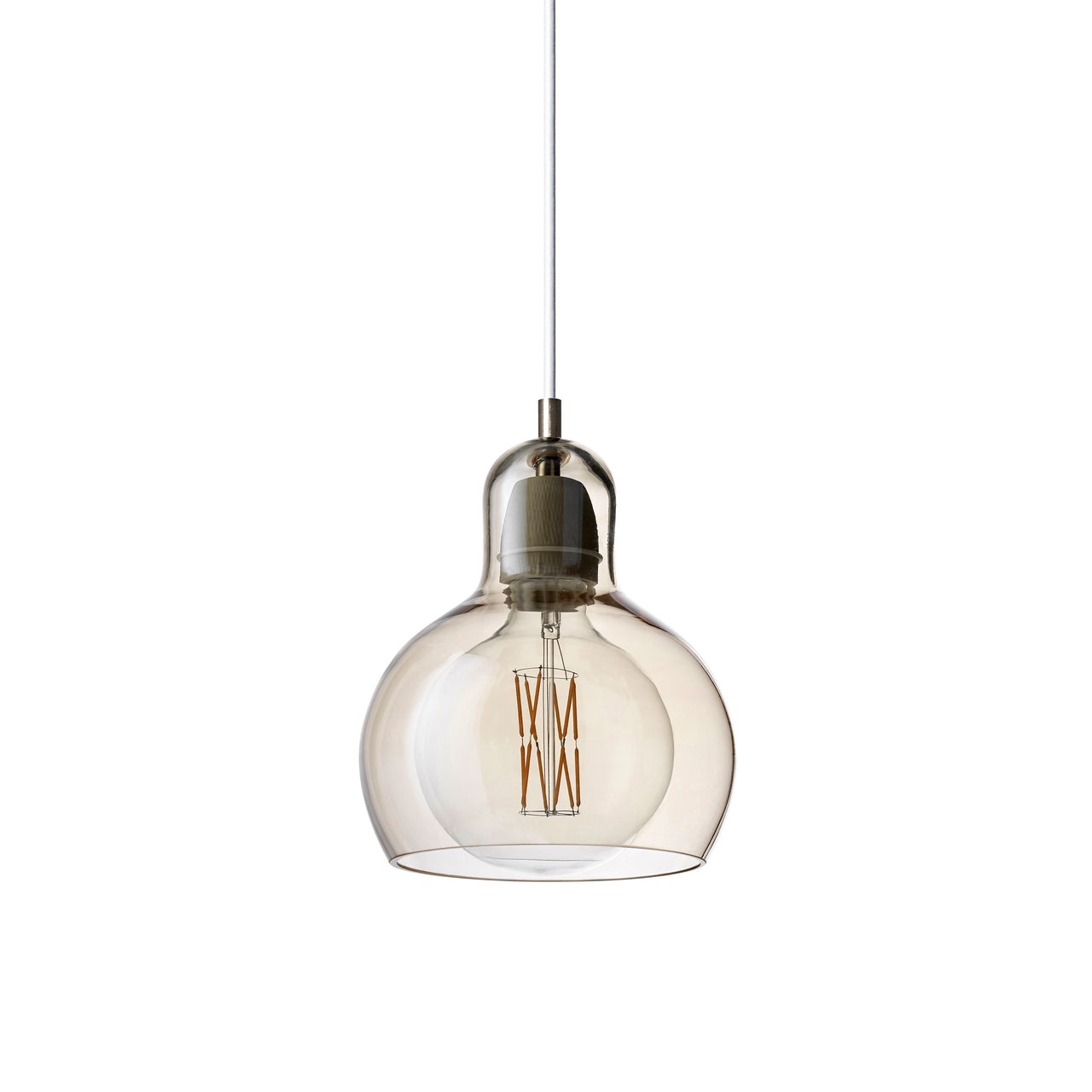 Mega Bulb SR2 Pendant Light: Gold + White