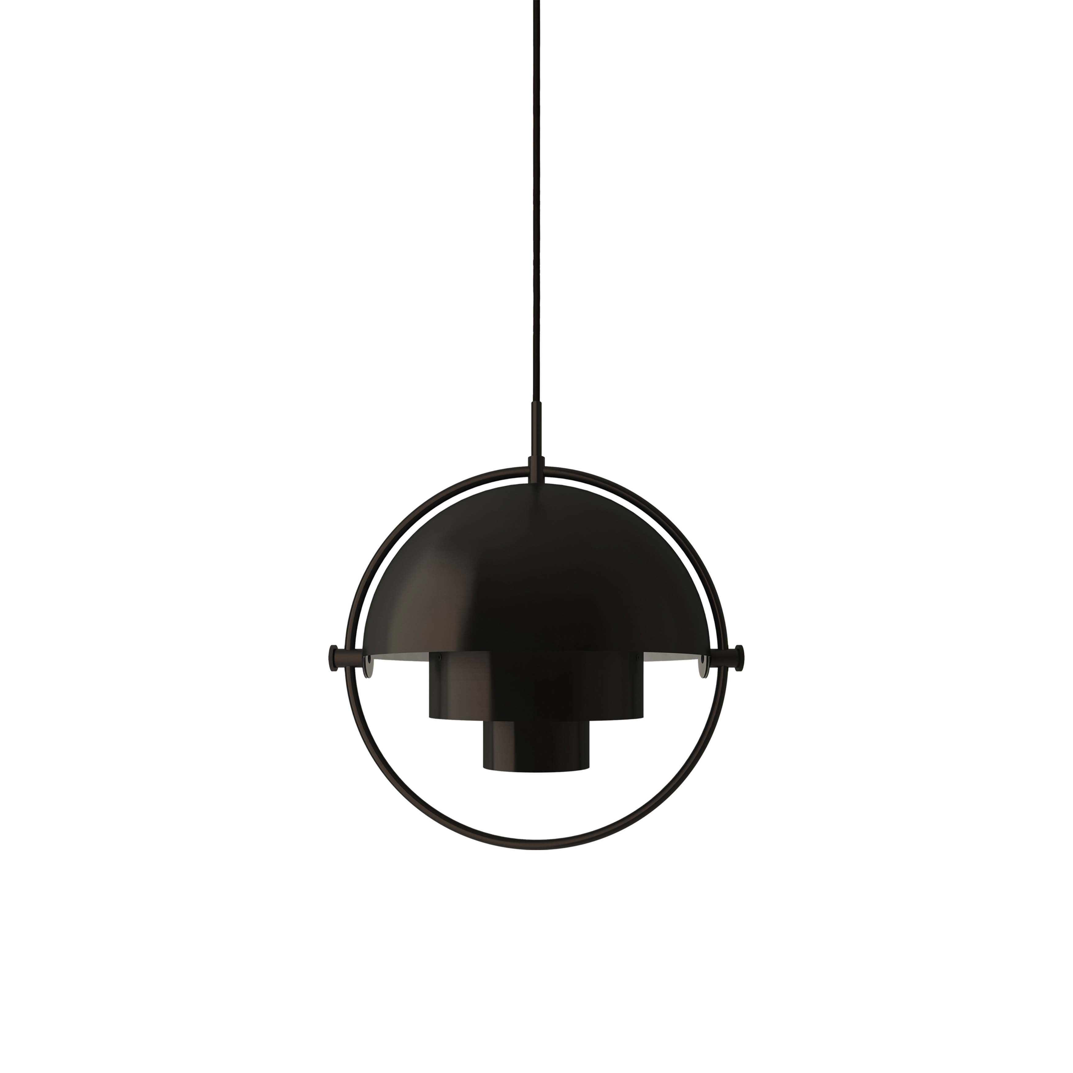 Multi-Lite Pendant: Small + Black Brass + Black Brass