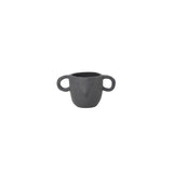 Mus Plant Pot: Small + Dark Grey