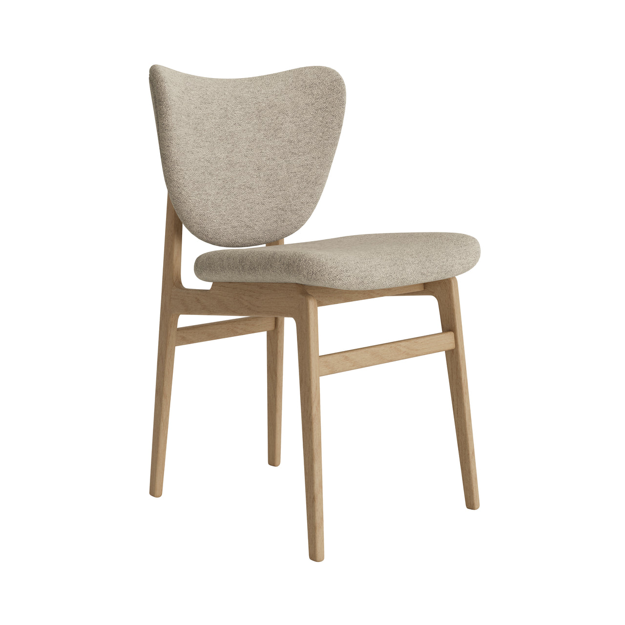 Elephant Chair: Full Upholstered + Natural Oak