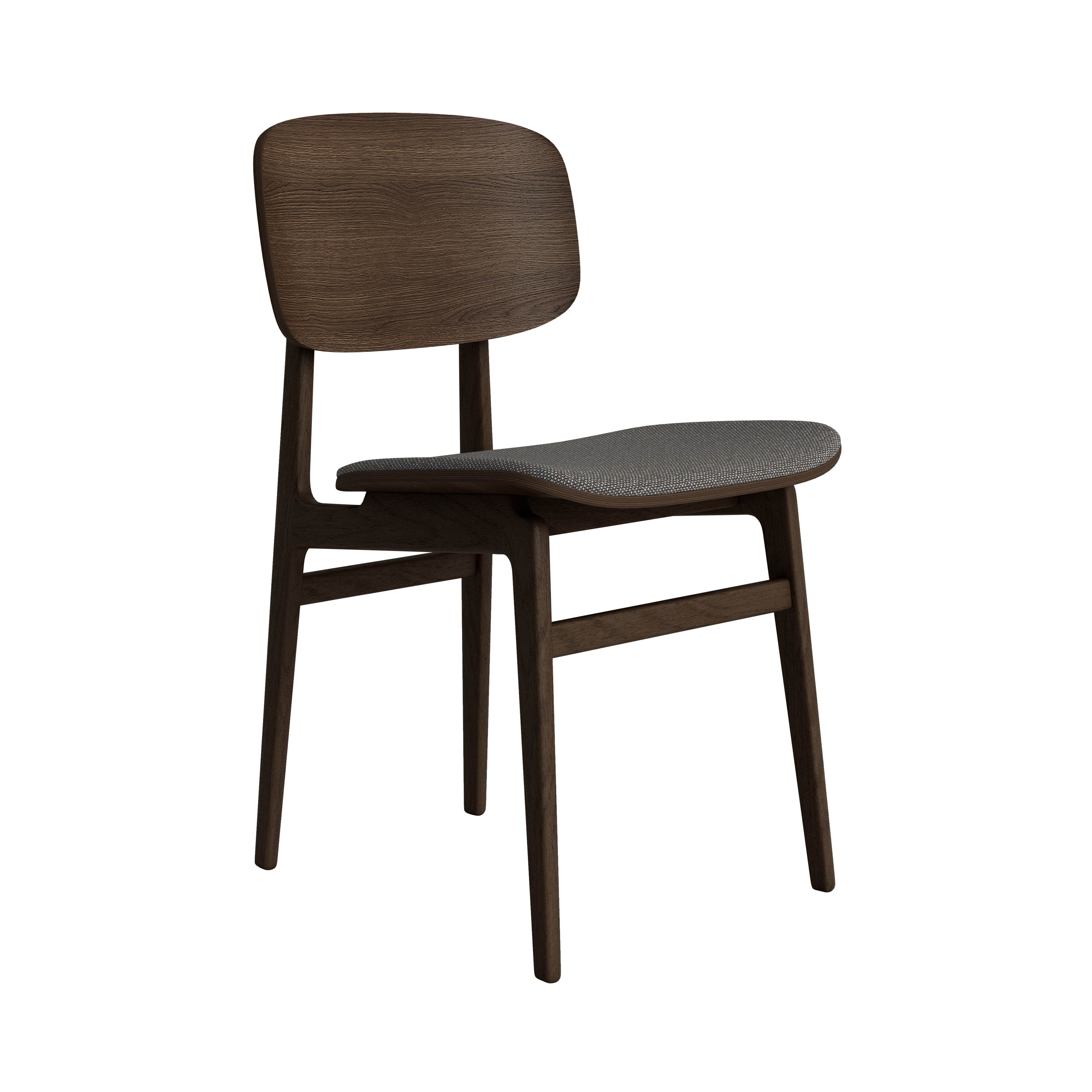 Ny11 Chair: Seat Upholstered + Dark Smoked Oak