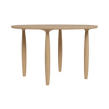 Oku Dining Table: Round + Natural Oak