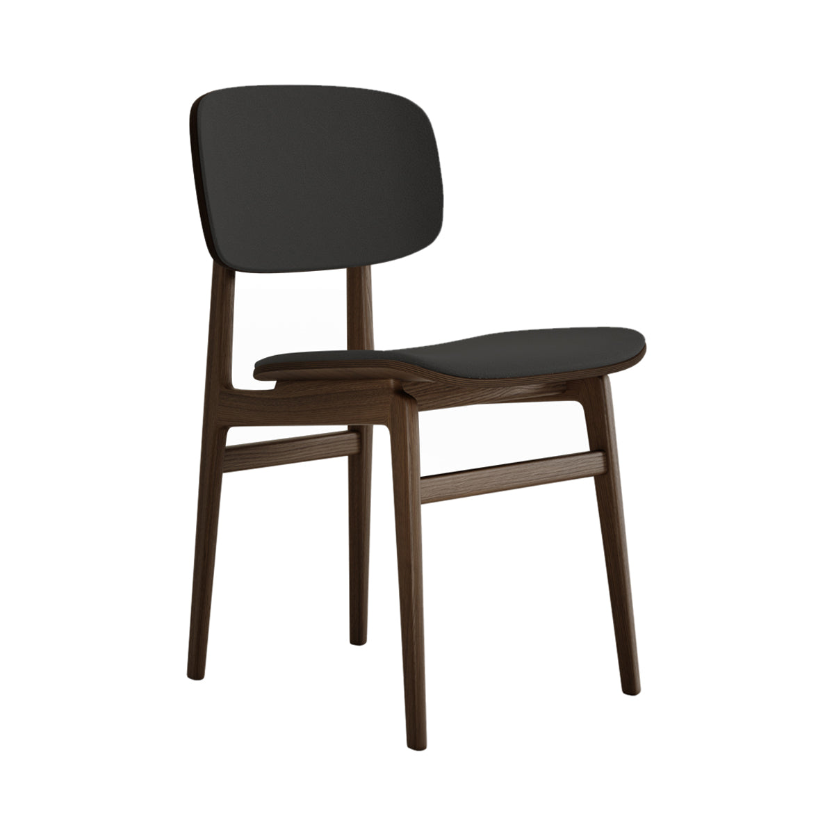 Ny11 Chair: Front Upholstered + Dark Smoked Oak