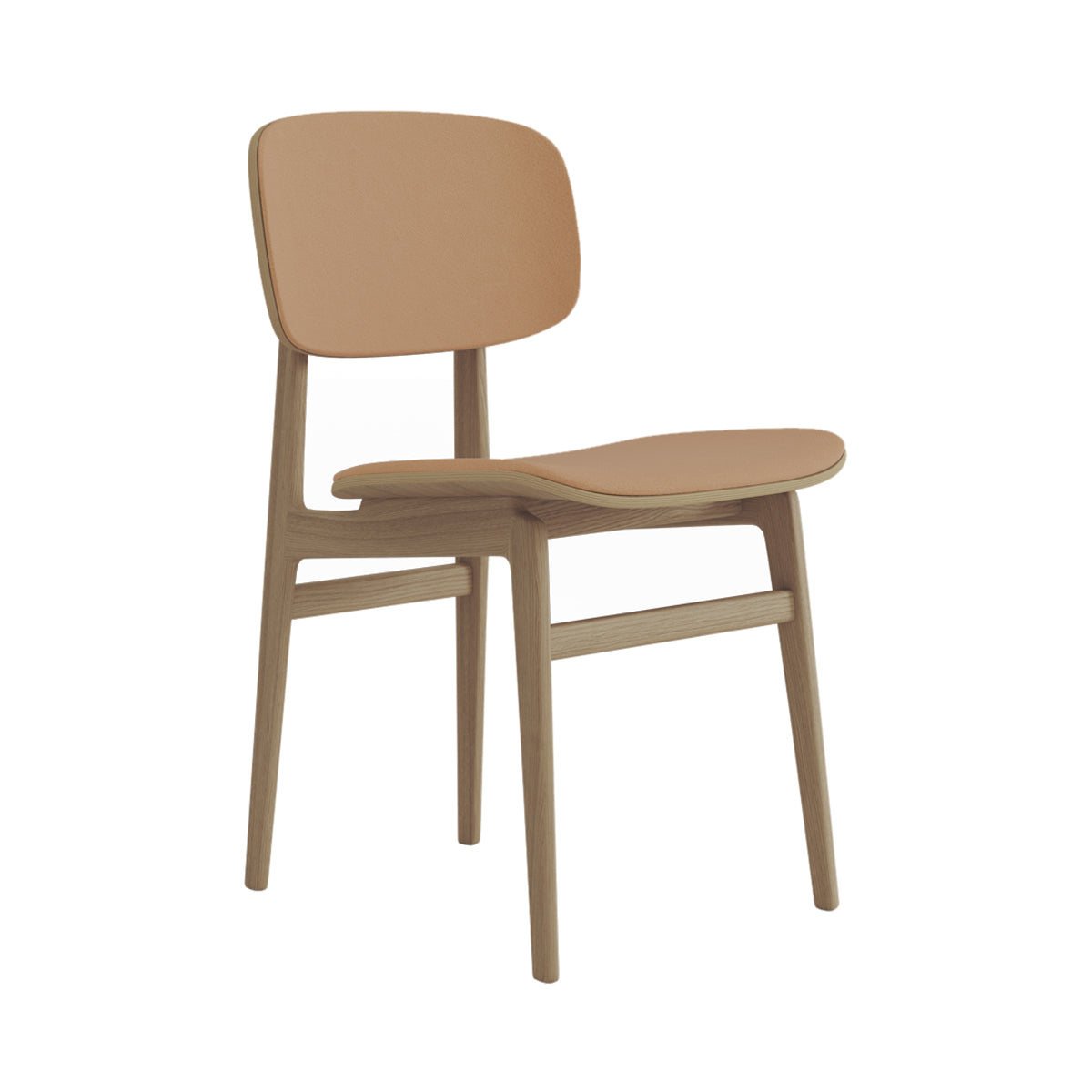 Ny11 Chair: Front Upholstered + Natural Oak