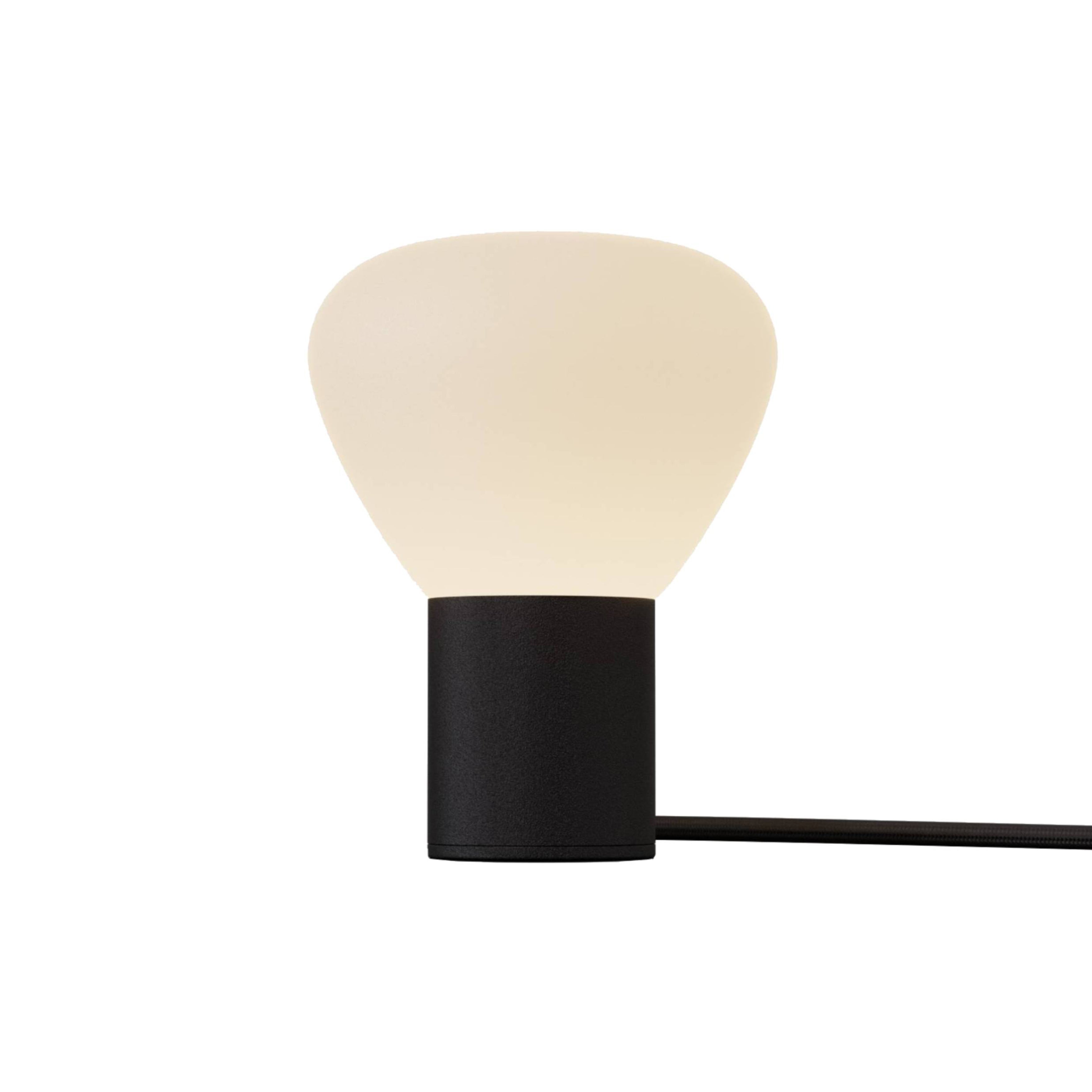 Parc 01 Table Lamp: Handswitch +  Black + Black